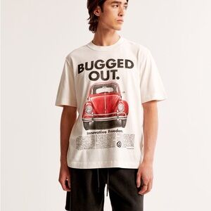 Men's Cream Graphic T-Shirt